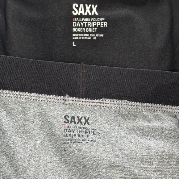 SAXX 2-PACK DAYTRIPPER BOXER BRIEF MEN'S UNDERWEAR ASSORTED COLORS - SZ - L - Picture 4 of 7